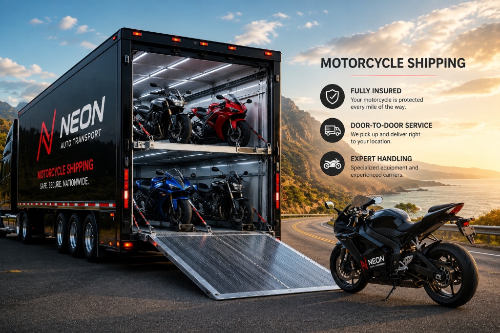 Vetted motorcycle haulers loaded with bikes